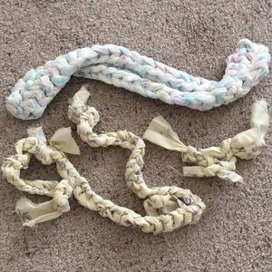 Shabby Chic Cat Toys Crochet Vintage Fabrics Hand Crafted
